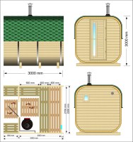 квадро бочка 3 м1
